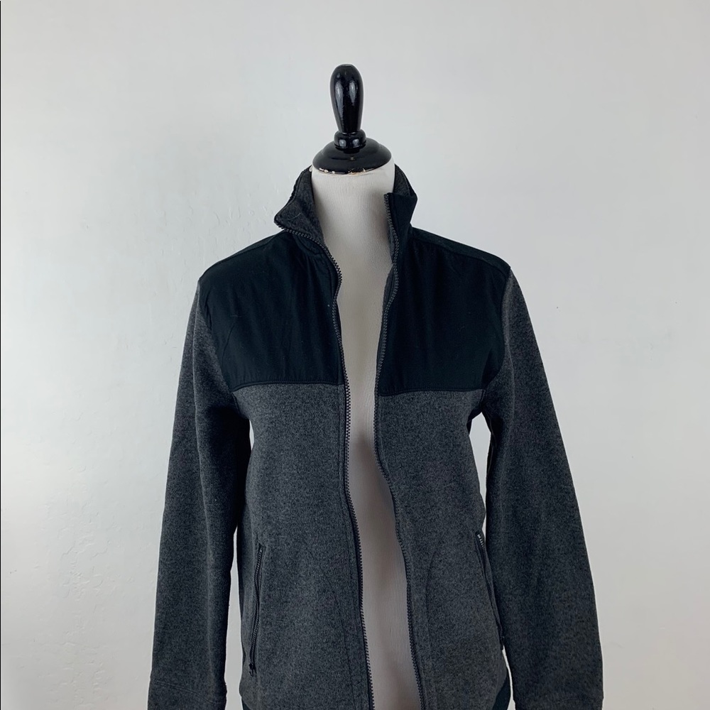 Goodfellow Black and Gray Zip Up Jacket
